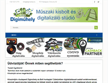 Tablet Screenshot of digimuhely.hu